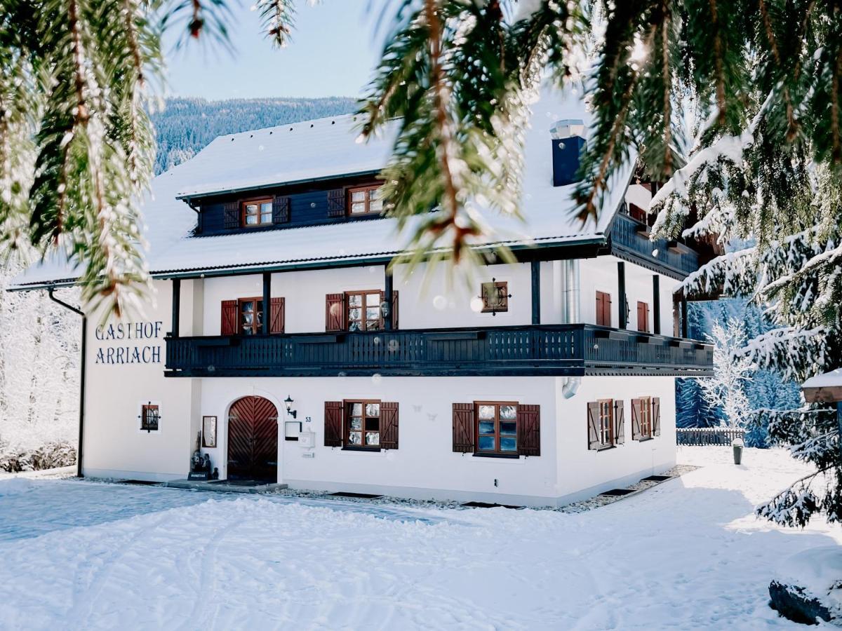 Gasthof Arriach Früstuck Pension Exterior foto
